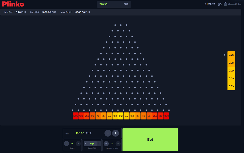 Advantages of playing Plinko genuine cash